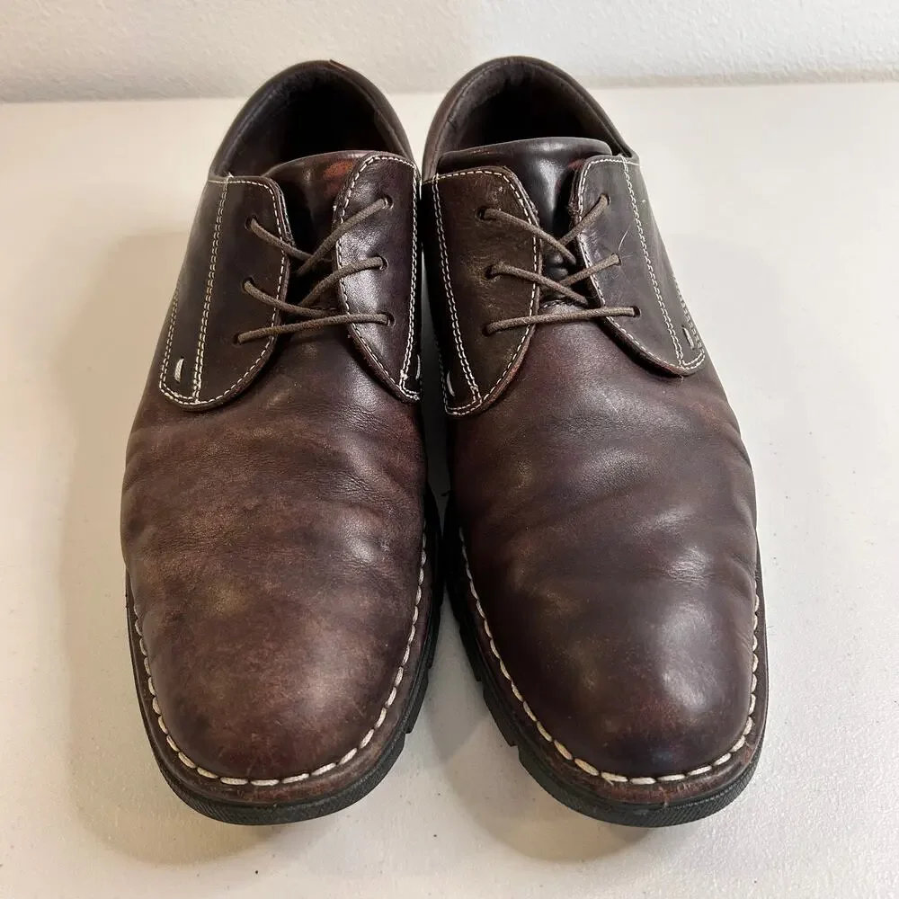 Cole Haan NikeAir Oxford Brown Leather Men's Shoes‎ Size 9M